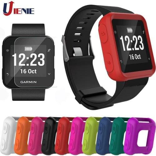 For Garmin Forerunner 35 Protector Case Silicone Skin Cover Smart Watch Bracelet Protection Cases Accessories