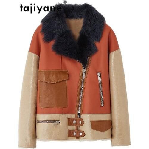 Coats Winter 2021 Women 2021 Real Fur Coat Womens 100% Wool Jacket Woman Genuine Sheepskin Jackets Mujer Parkas TN1444