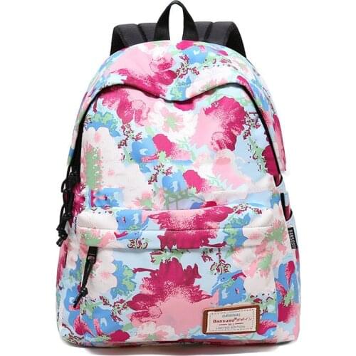 Women Backpack School Bag for Teenagers College Student Backpack Female Zipper Fashion 14-15.6inch Laptop bag mochila