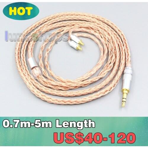 16 Core 99% 7N OCC Earphone Cable For Audio Technica ath-ls400 ls300 ls200 ls70 ls50 e40 e50 e70 312A LN006739