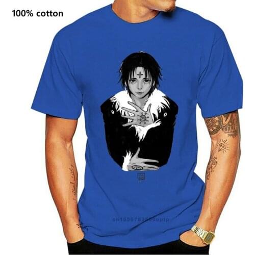 2020 fashion MenS Printing Hunter X Hunter Spider Head Chrollo Lucifer Phantom Troupe mens t shirt black New Arrival Shirt