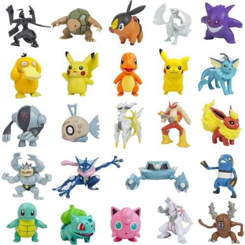 5-10CM Pokemon figures toys Psyduck Pikachu Charizard Action Figure Model Pokemon Doll PVC Toy Birthday Gift For Kids