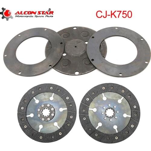 Alconstar- 1 Set Retro Motorcycle Clutch Disc Plate Friction Wafer CJ-K750 for BMW R1 R51 R71 R72 KC750 for Ural M1 M72 Parts