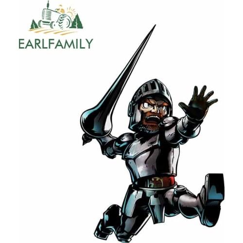 EARLFAMILY 13cm x 8.6cm for Black Armor Ghost N Goblins Car Stickers Refrigerator Scratch-Proof Decal VAN Personality Graphics