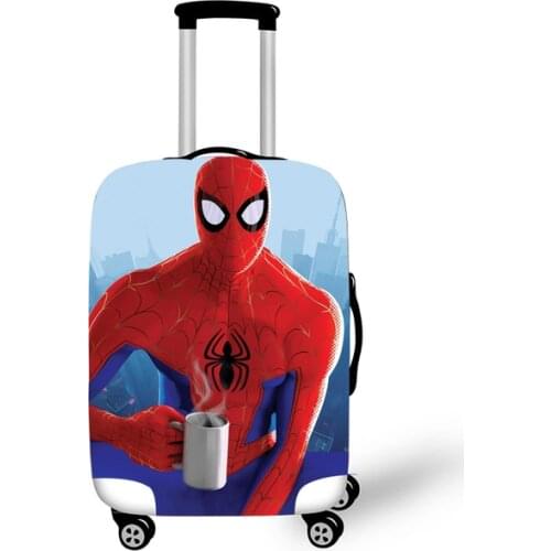 Elastic Luggage Protective Cover Case For Suitcase Protective Cover Trolley Cases Covers 3D Travel Accessories Spiderman