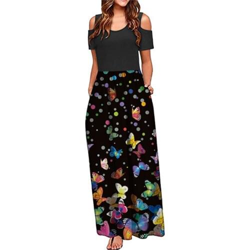 Hillsionly Off-the-shoulder Summer Dresses