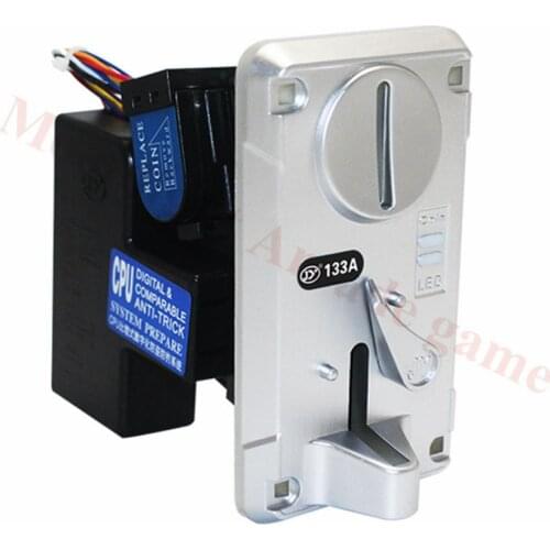 JY-133A CPU Comparative Coin Acceptor Electronic Token Coin Selector Money Validator Currency Receiver for Arcade Machine Parts