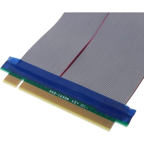 PCIe 16X PCI Express PCI-E 16X to 16X Riser Extender Card Adapter Flexible Cable