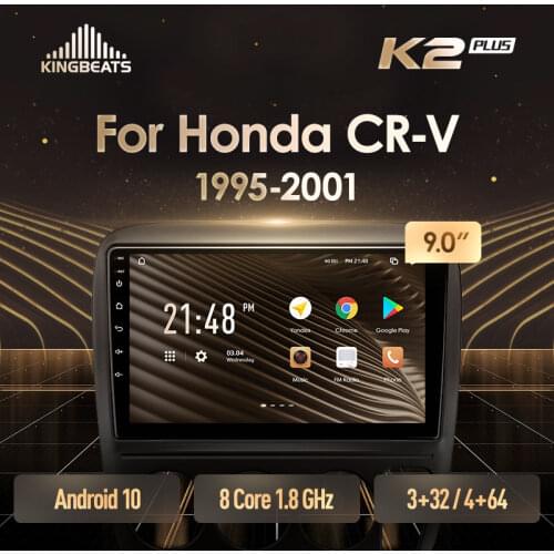 KingBeats Android 10 Octa-Core head unit HU 4G in Dash Car Radio Multimedia Video Player Navigation GPS For Honda CR-V CRV 1995 - 2001 no dvd 2 din Double Din Android Car Stereo 2din