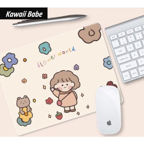 Writing Desk Mats Cute Mouse Pad Laptop Mouse Mat Kawaii Mouse Pad Office Accessories Deskpad Mat for Mice Mouse 22x18cm