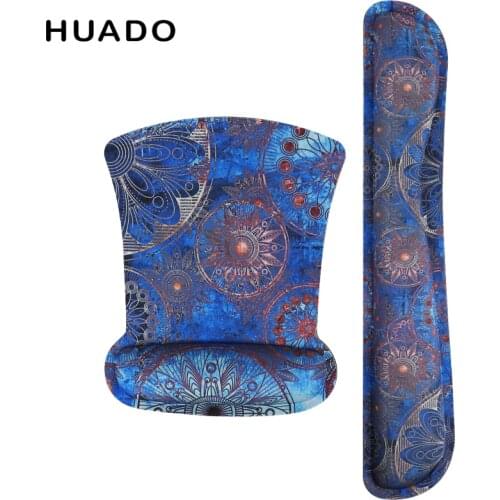 Mouse Pad with Wrist Support Comfort Soft Sponge Non Slip Rubber Bottom Keyboard Pad for Office/Home/Gamer