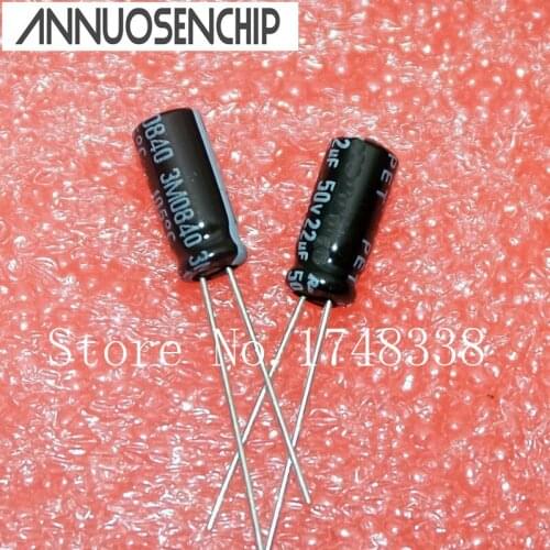 CAP 22UF 50V 5*11mm high-frequency low-impedance electrolytic CAP 105C 50V 22UF