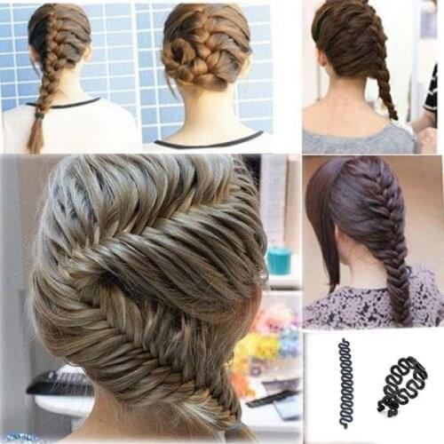 Fashion Hair Braiding Braider Tool Roller With Magic hair Twist Styling Bun Maker
