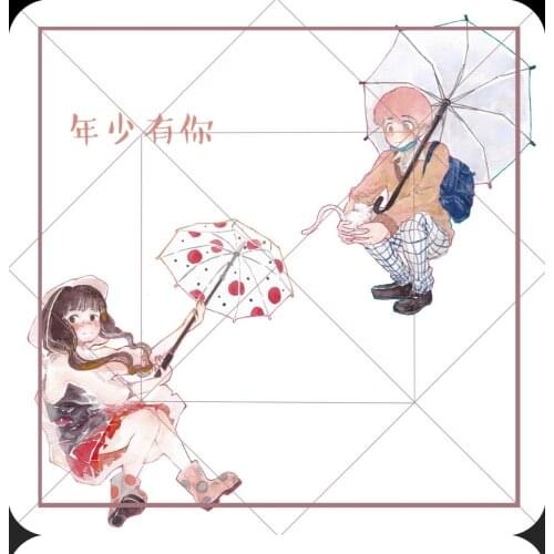 Young Boy and Girl Washi Tapes Bullet Journal Masking Tape Adhesive Tape DIY Scrapbooking Washi Stickers