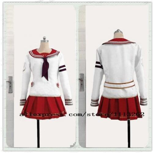 New Aqours Takami Chika Sailor School Uniform Dress Anime Love Live! Cosplay Costume
