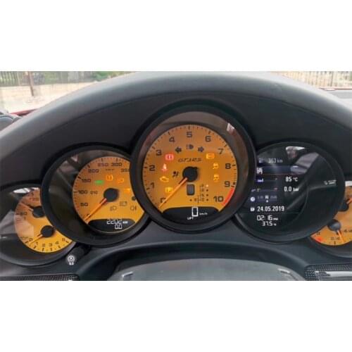 For Porsche 911 Instrument Paper GT3 Speed Meter GT3RS Mileage 991 Dashboard Modified New Taycan