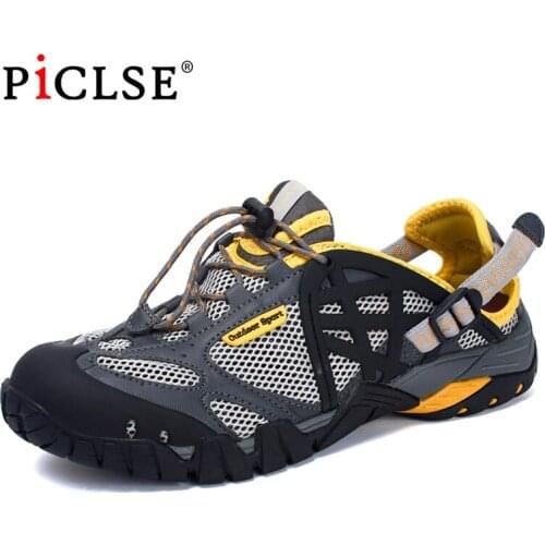 Large size Outdoor Men Sandals Summer Men Beach Sandals Breathable Casual Shoes Quick drying Water shoes Male Women Sandals