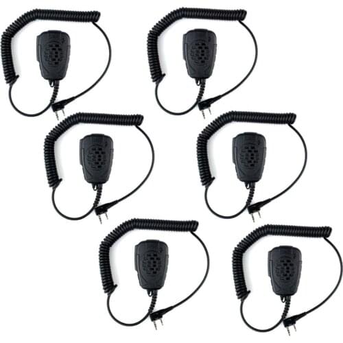 6x K-SM12 Speaker Microphone Mic for Kenwood TK2130 TK370 TK-3100 BAOFENG Radio