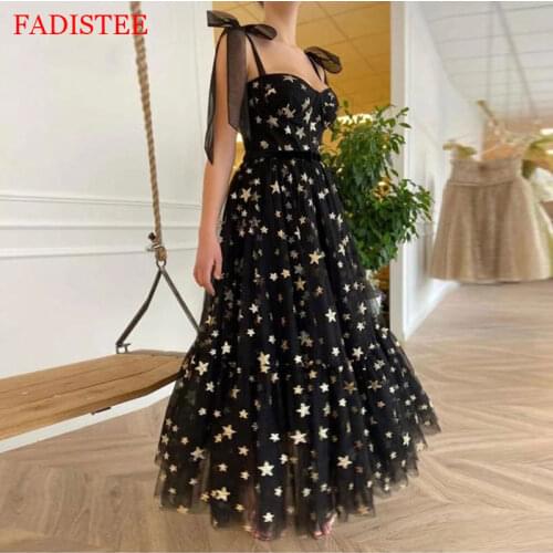 Lace Shiny Stars Prom Dresses Vestido Novia Longue Robe De Soiree Simple Robe De Soiree Bride To Be Gown Lace Robe