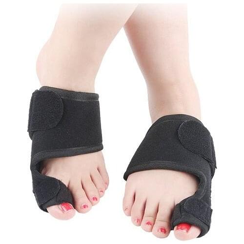 2Pairs Toe Separator Splint Gel Silicone Bunion Orthotics Pedicure Hallux Valgus Corrector Day And Night Use Thumb Adjuster
