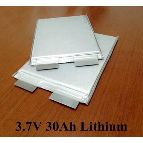 3pcs 3.7v 30Ah lithium li-polymer battery 5C 150A drain for e bike battery pack golf carts solar energy storage