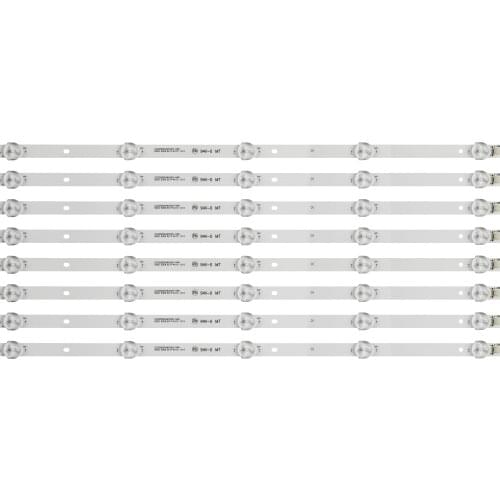 8pcs/set LED strip For For TH-LD50WE9 XYD50BA01 LE-8815A LE-8822A 50A6 LE50U51A LD-50FHD CC02500D445V05 500C 50E9 5S1P 4X10 1210