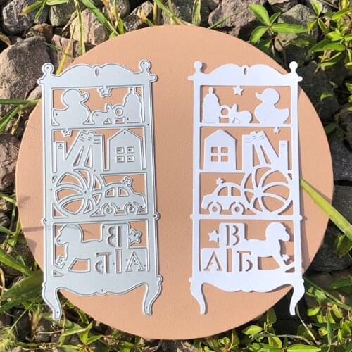 CH 2021 New Arrival Storage shelf Metal Cutting Dies Embossing Scrapbooking Stencil Craft Cut Dies For DIY Card Crafts Handmade
