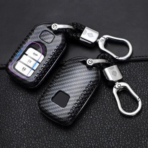 1x ABS Car Key Case Cover Fob For Honda Civic Accord CRV HR-V Odyssey Jade FIT Spirior Pilot Smart Key Keyless Remote FOB Shell