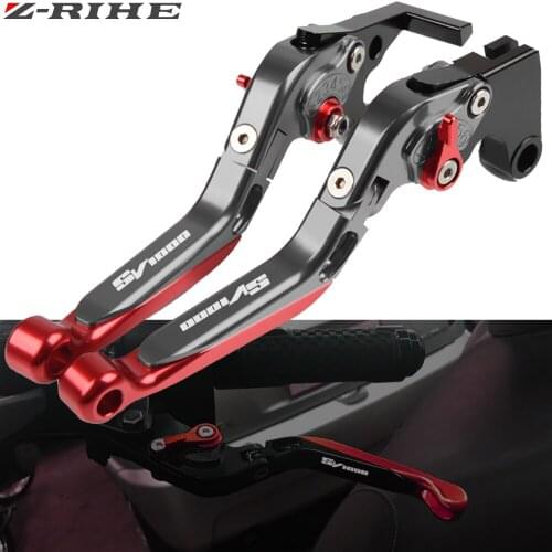 CNC Adjustable Foldable Extendable Motorbike Brakes Clutch Levers FOR SUZUKI SV1000 SV1000S SV 1000 2003 2004 2005 2006 2007