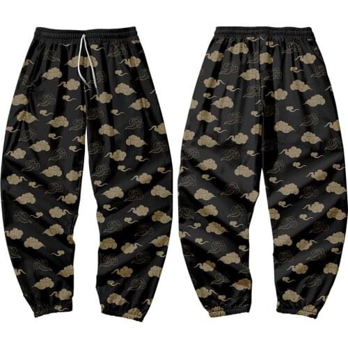 Men Cargo Pants Joggers Pant Casual Sweatpants Loose Black Print Pants Streetwear Oversize 6XL