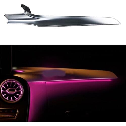 For w205 Mercedes Benz C Class GLC 2015-2019 in ambient light stripes Co-pilot Atmosphere light passenger trim led light
