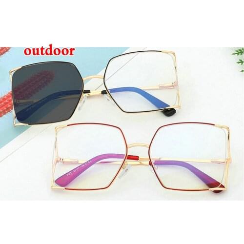 Photochromic Myopia Glasses Chameleon Lens Sun Glasses Men Women Optical Computer Eyeglasses -50 75 1.25 1.75 5.5 NX