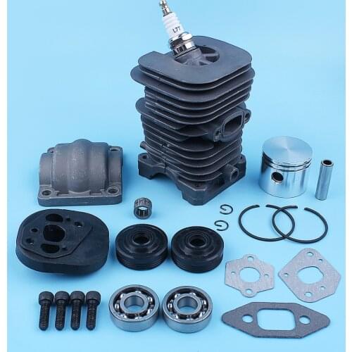 Cylinder Piston Pan Crank Bearing Seal Gasket Kit For MCCULLOCH MAC CAT 335 435 440 338 438 444 Chainsaw Nikasil Plated