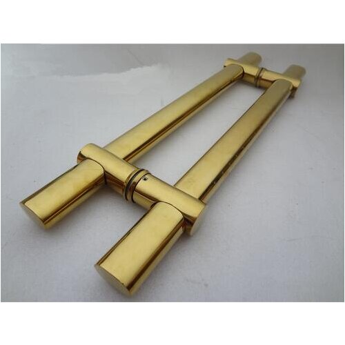 KTV Glass/Wooden Stainless Steel 1200mm Door Pull Handles Finish Gold