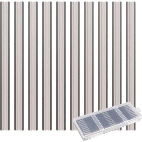 LISM 10Pcs/set 82mm Carbide Planer Blades For Cutting Soft Hard Woods Ply-wood Board