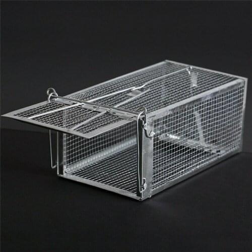 Automatic Locking Rat Trap Reusable Heavy Duty Mouse Pest Animal Mice Hamster Cage Control Bait Rodent Repeller Rat Trap Cage