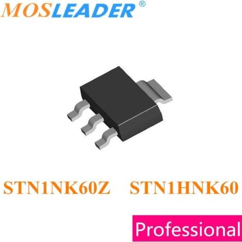 Mosleader STN1NK60Z STN1HNK60 SOT223 100PCS 1000PCS STN1NK60 N-Channel Made in China High quality