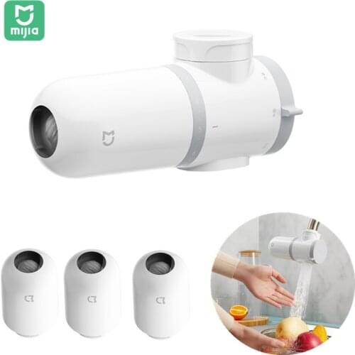 Original Xiaomi Mijia Faucet Water Purifier Bathroom Kitchen Tap High Efficiency Filtration Cleaner activated carbon Percolator