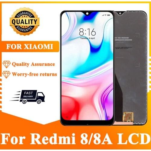 Original 6.22'' LCD With Frame For Xiaomi Redmi 8 LCD Touch Screen Display Digitizer Assembly For Redmi 8A LCD Replacement Parts