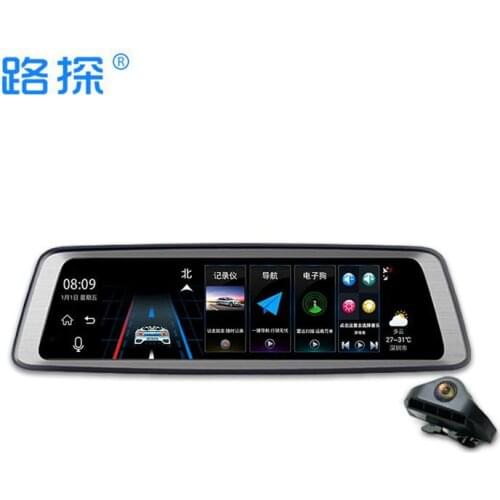 Full-screen Media 1080P Rearview Mirror Driving Recorder Android ADAS Voice Controlled Reversing Image car accessories interior
