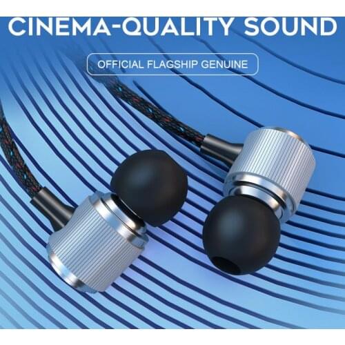 Wired Headphones, High Guality Metal Subwoofer In Ear Remote Control With Microphone, Music Headset, Game Earphones For Phone