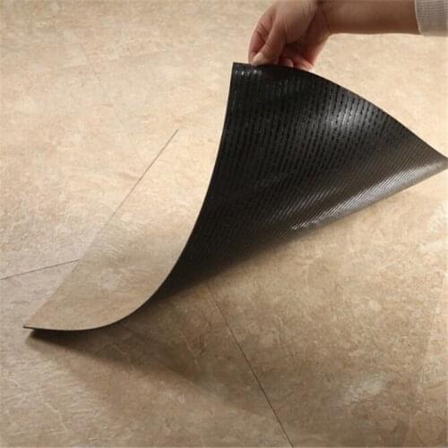 Beibehang Self-adhesive flooring, grained PVC flooring, plastic flooring, household sheet, wear-resistant, thick 45.72cmx45.72cm