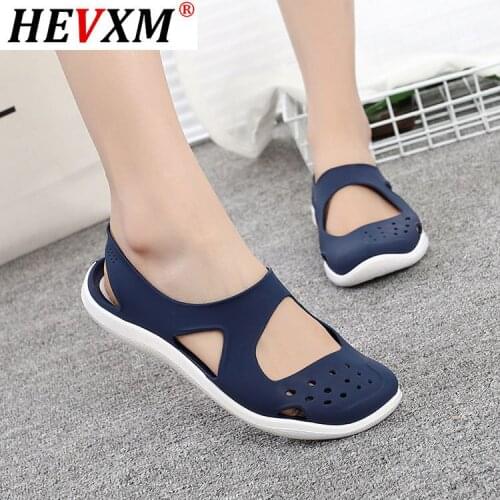 Womens Sandals 2020 Fashion Lady Girl Sandals Summer Women Casual Jelly Shoes Sandals Hollow Out Mesh Flats Beach Sandals