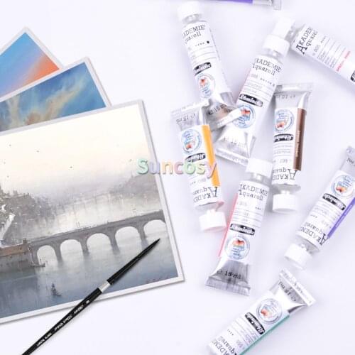 Schmincke AKADEMIE Aquarell Watercolor 36 color 15ml Tubes,Transparent Color, Water Color Paint,Art supplies