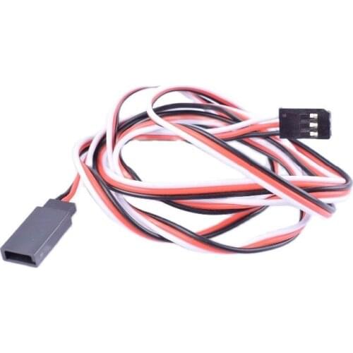 2 pcs 22AWG 100mm/150mm/200mm/300mm/500mm/700mm/1000mm Futaba Plug servo extension cable lead for RC servo charger motor