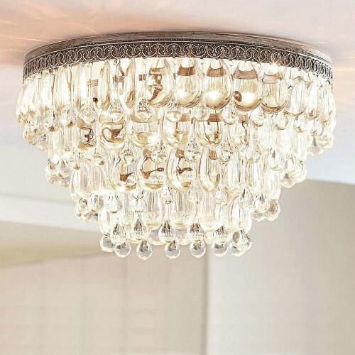 Modern Vintage Decorative Chandelier Lighting Fixtures led Chandeliers for Dining Room Home Bedrooms Led Lamp E14 Crystal 220v