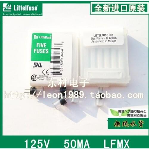 US special forces Littelfuse Fuses 125V 500MA 1 / 2A 50MA LFMX 0273.050H