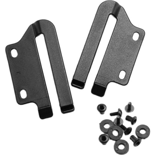 1pair for Kydex Knife Scabbard Waist Clip Parts For Kydex IWB Holster Clips K Sheath Waist Clip Accessories