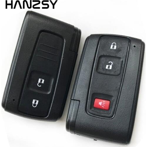 10pcs 2/3 Buttons Remote Key Case For Toyota Prius 2004 2005 2006 2007 2008 2009 Small key Fob Cover Car key shell Toy43 Blade