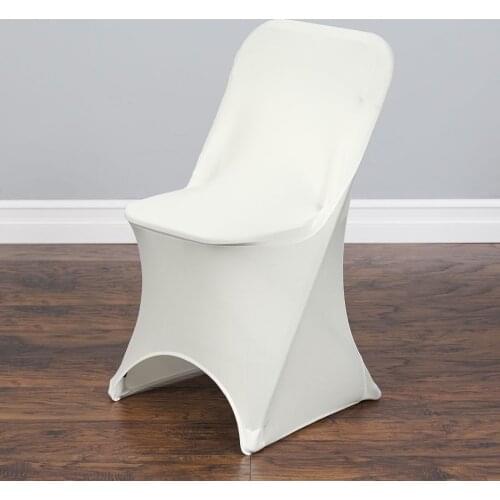 100Pcs Ivory Arch Stretch Indoor Chair Cover For Wedding/Party Universal Banquet Hotel Decoration Free Shipping